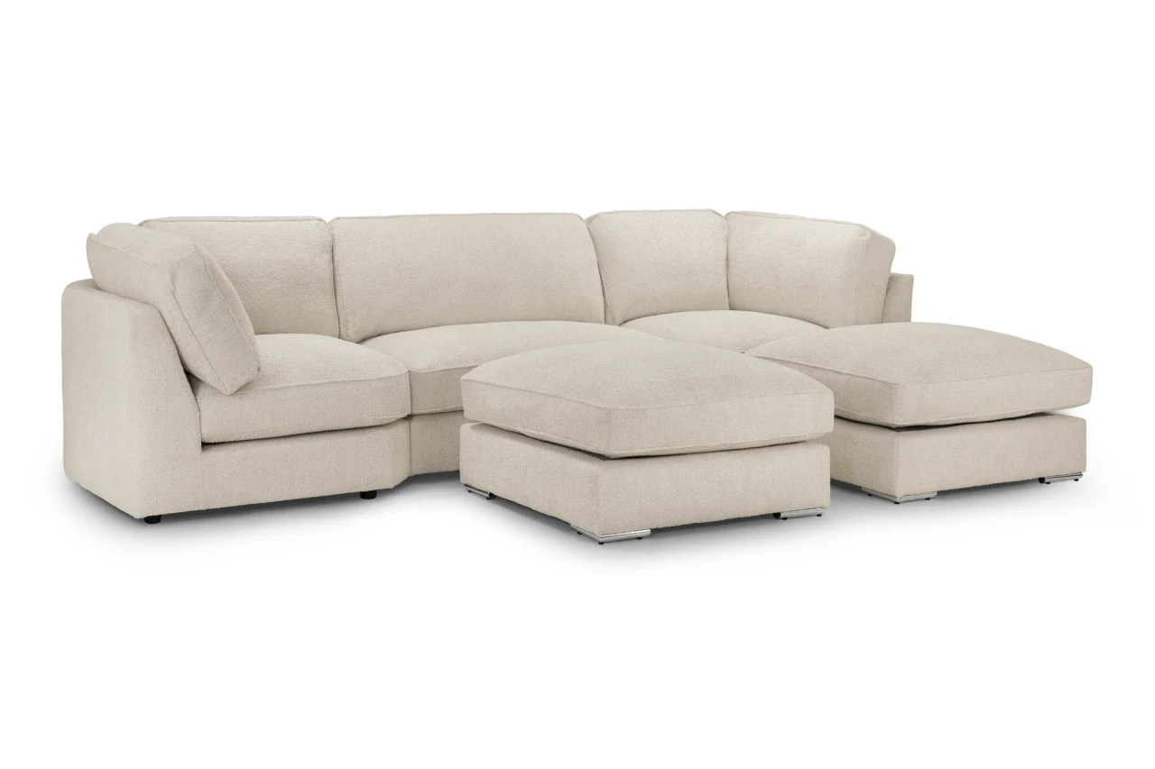 Bishop Teddy Boucle U Shape Sofa
