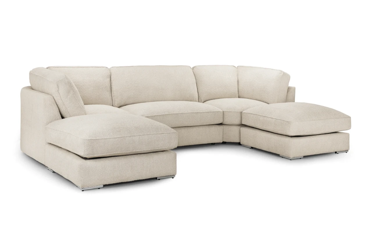 Bishop Teddy Boucle U Shape Sofa
