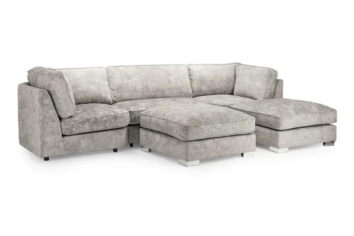 Bishop Fullback Truffle U Shape Sofa | Alaska Fabric Corner Sofa UK