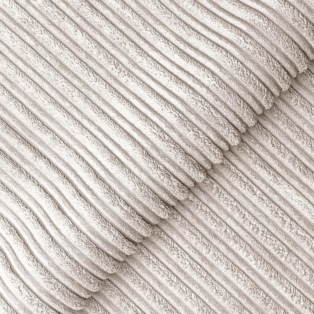 Cream Jumbo Cord Modular L-Shaped Corner Sofa – 3-4 Seater Cloud Sofa, Left Hand Facing