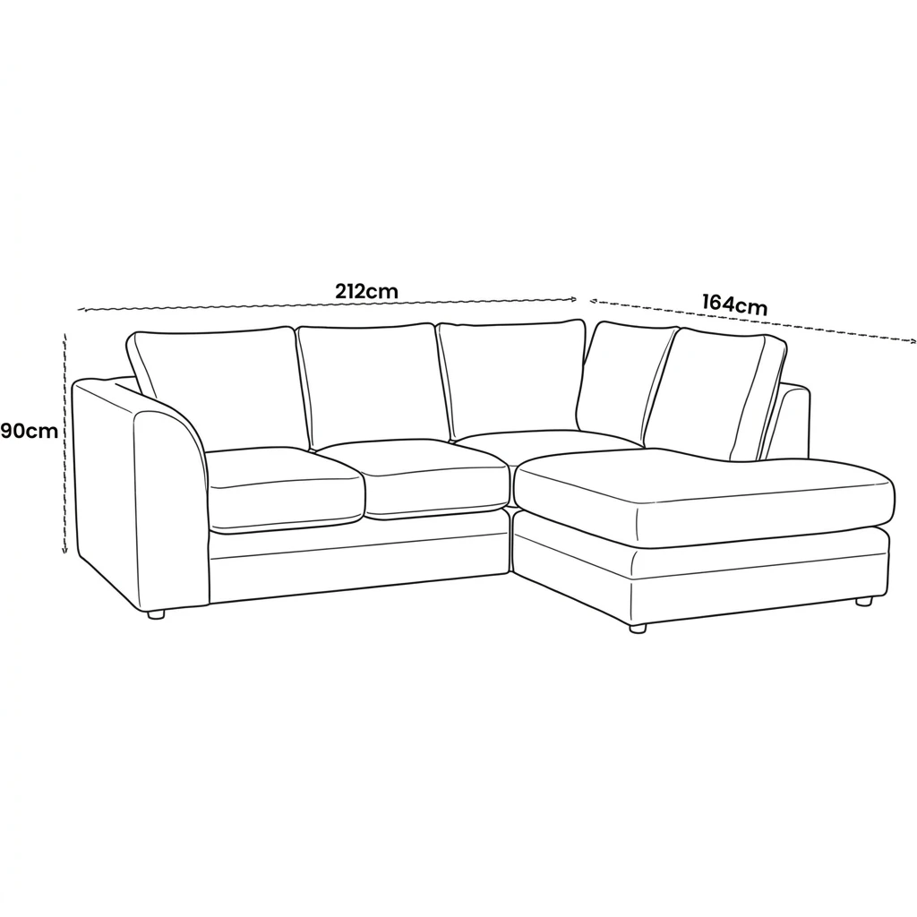 Cream Corner Sofa 4 Seater Teddy Bouclé L Shape – RH